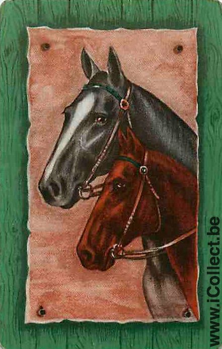 Single Swap Playing Cards Horse Heads (PS13-18A)