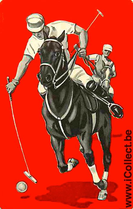 Single Swap Playing Cards Horse Polo (PS05-25H) - Click Image to Close