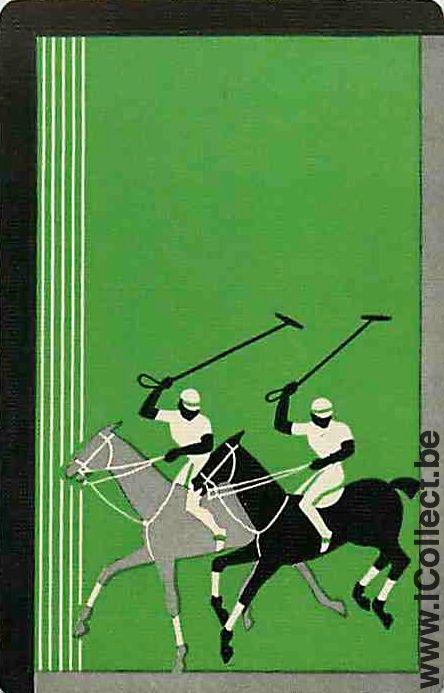 Single Playing Cards Horse Polo (PS13-19G)