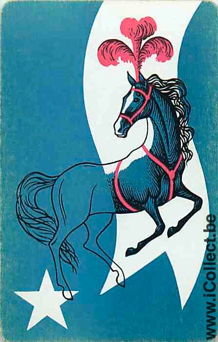 Single Swap Playing Cards Circus Horse (PS13-18D)