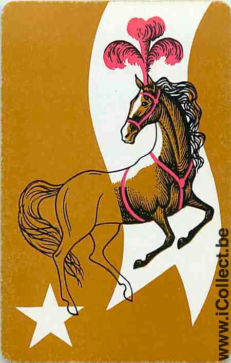 Single Swap Playing Cards Circus Horse (PS13-18E)