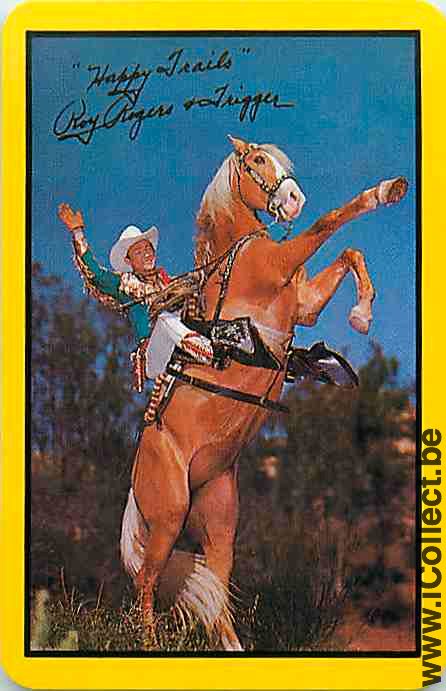 Single Playing Cards Horse Cowboy (PS13-26B)