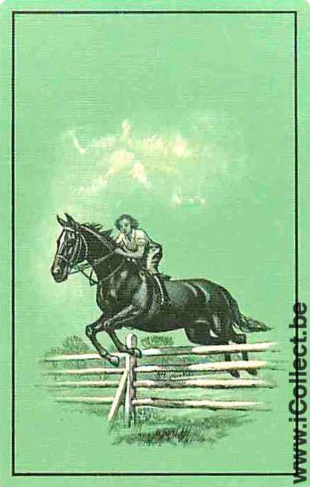 Single Swap Playing Cards Horse Jumping (PS05-37H)