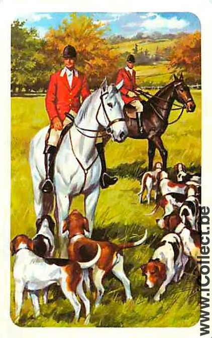 Single Swap Playing Cards Horse Hunters (PS05-39E)