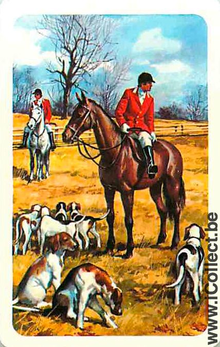 Single Swap Playing Cards Horse Hunters (PS05-39F)