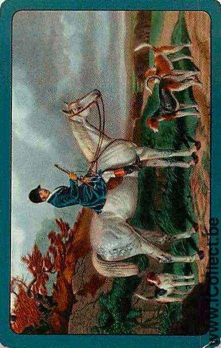 Single Playing Cards Horse Hunting (PS13-21A)