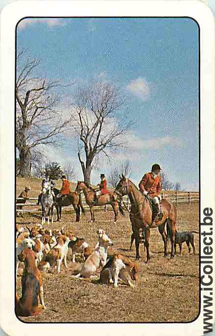Single Swap Playing Cards Horse Hunting (PS13-21B)