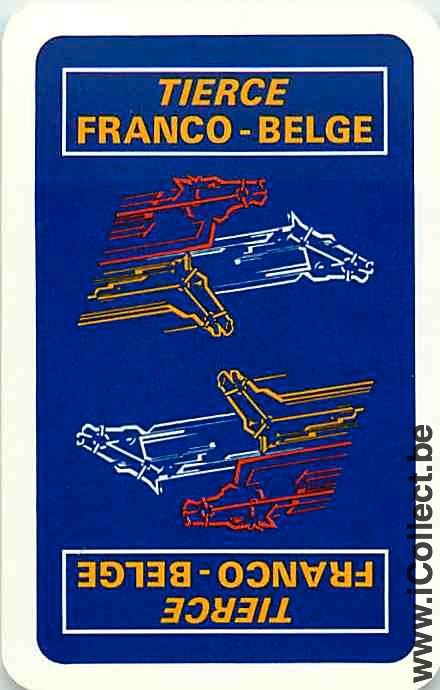 Single Playing Cards Horse Triple Franco Belge (PS05-13B)
