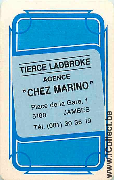 Single Playing Cards Horse Triple Forecast Chez Marino (PS15-05I