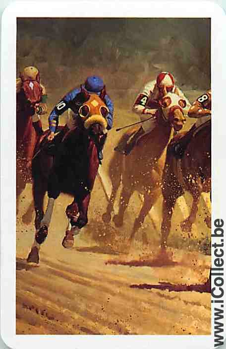 Single Playing Cards Horse Racing (PS13-21C)