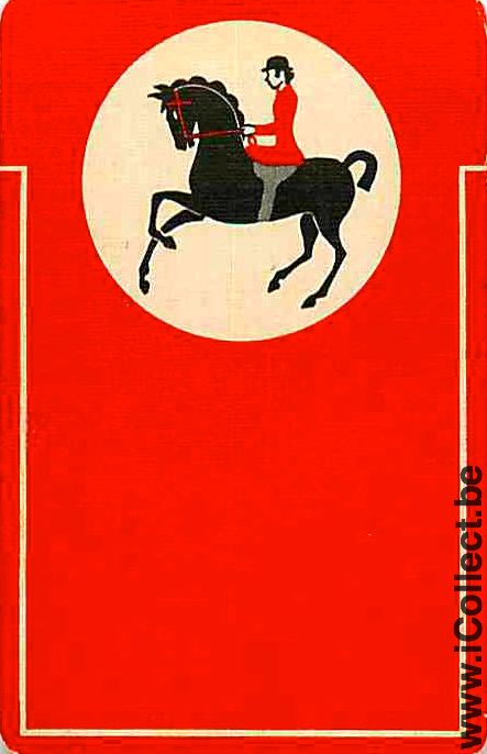 Single Playing Cards Horse and Man (PS05-51A)