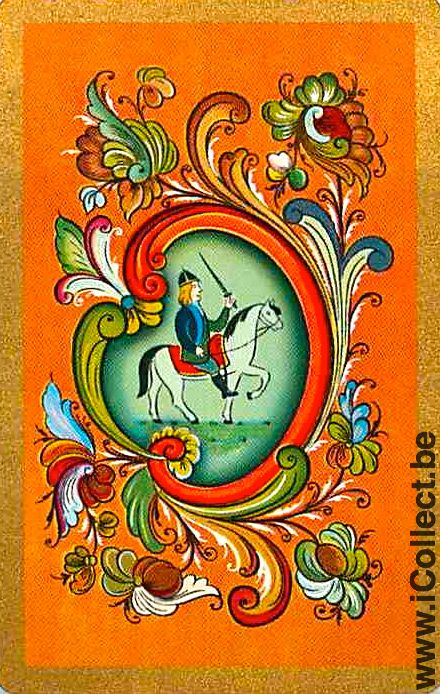 Single Playing Cards Horse and Man (PS05-51E)