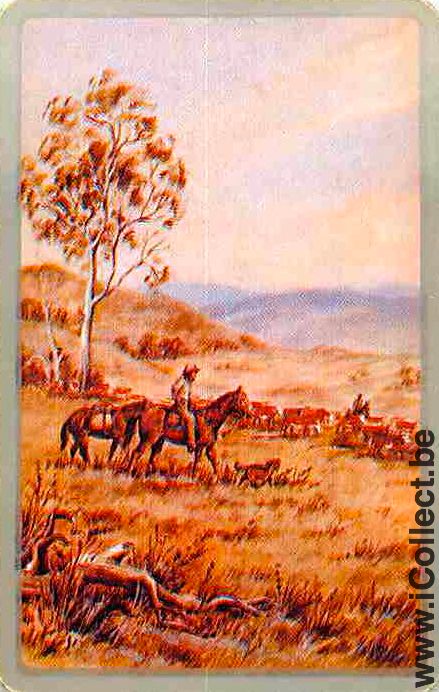 Single Playing Cards Horse and Man (PS05-52A)