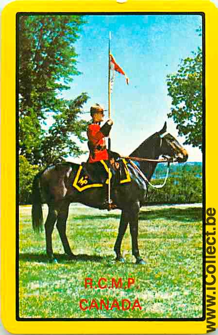 Single Swap Playing Cards Horse Canadian Guard (PS02-41G)