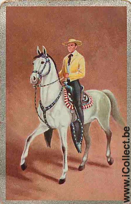 Single Swap Playing Cards Horse Man (PS10-27A)