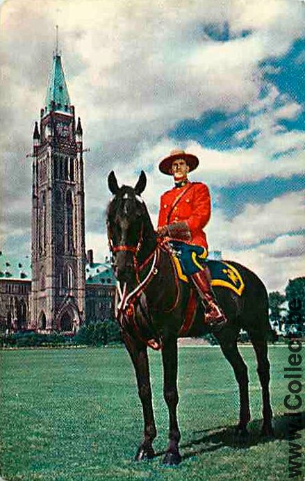 Single Playing Cards Horse Canadian Guard (PS13-27I)