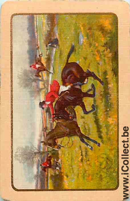 Single Playing Cards Horse and Man (PS13-28B)