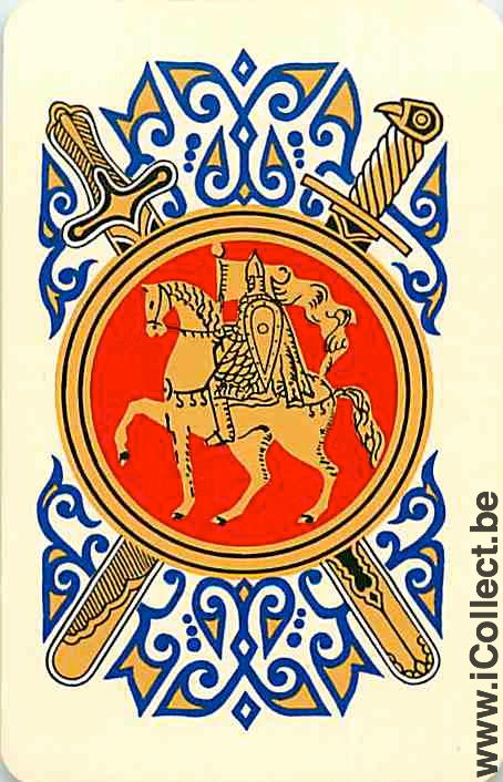 Single Playing Cards Horse Knight (PS02-44B)