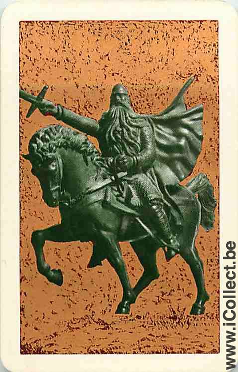 Single Playing Cards Horse Knight (PS11-12G)