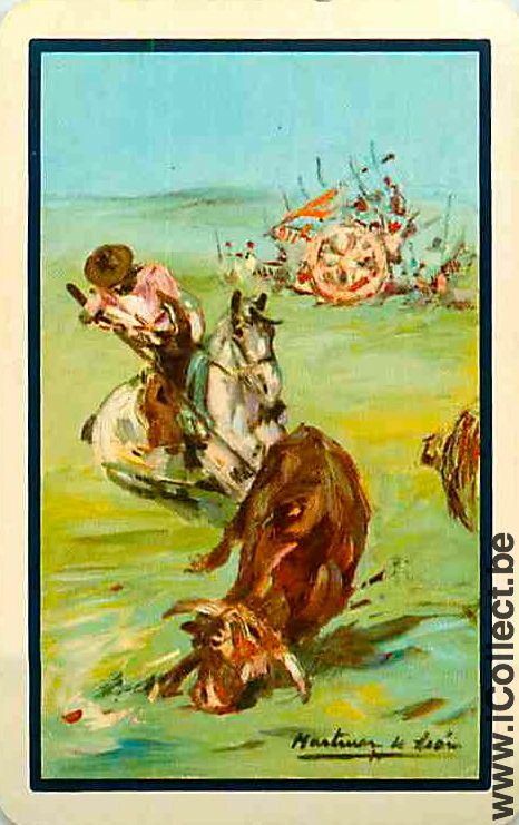 Single Swap Playing Cards Horse Corrida (PS05-56B)