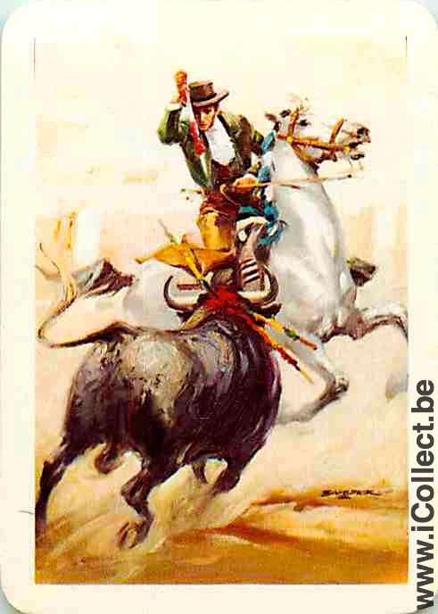 Single Swap Playing Cards Horse Corrida (PS05-56F)