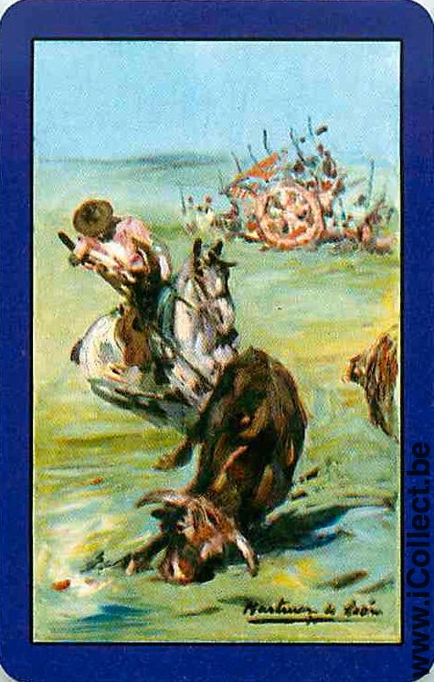 Single Playing Cards Horse Corida (PS13-19F)