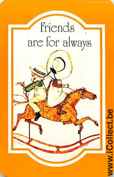 Single Playing Cards Horse Children (PS05-56H)