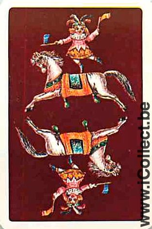 Single Playing Cards Horse Children *** Mini Card *** (PS05-57B)