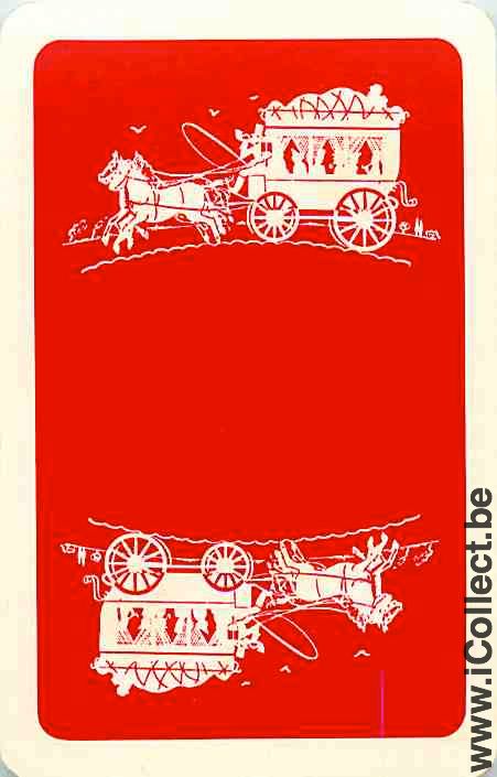 Single Playing Cards Horse Carriage (PS13-22H)