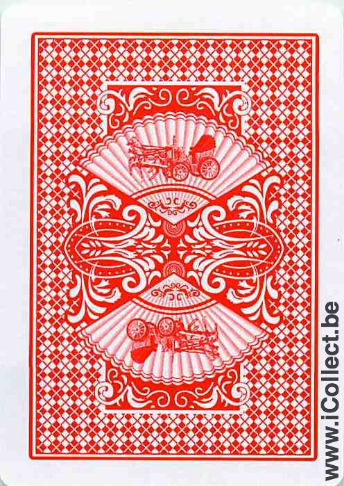 Single Swap Playing Cards Horse Carriage (PS01-58E)