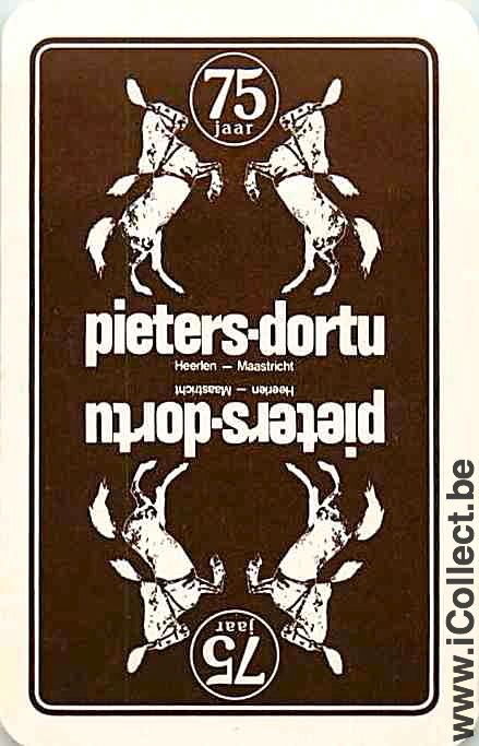 Single Swap Playing Cards Horse Pieters-Dortu (PS05-60I)