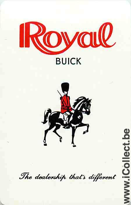 Single Playing Cards Horse Royal Buick (PS13-22F)