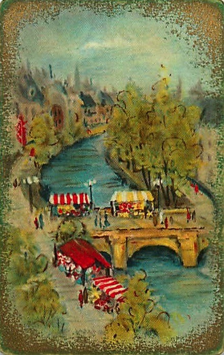 Single Playing Cards Landscape River (PS16-54C)
