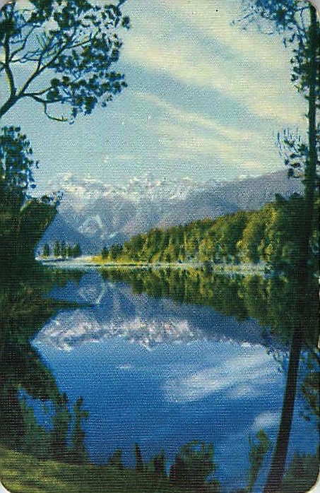 Single Playing Cards Landscape Lake (PS16-56I)