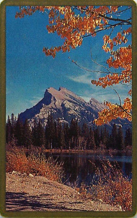 Single Playing Cards Landscape Lake (PS16-57E)