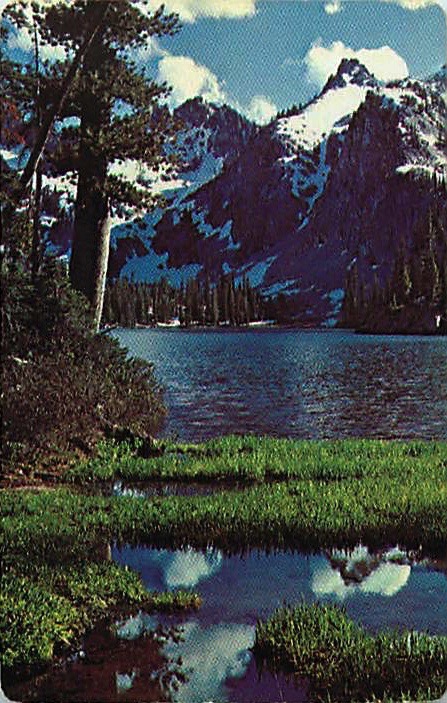 Single Playing Cards Landscape Lake (PS16-57G) - Click Image to Close