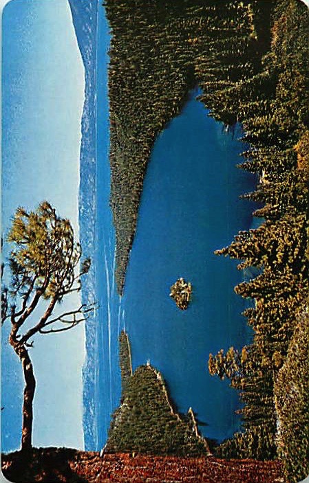 Single Playing Cards Landscape Lake (PS16-57I)