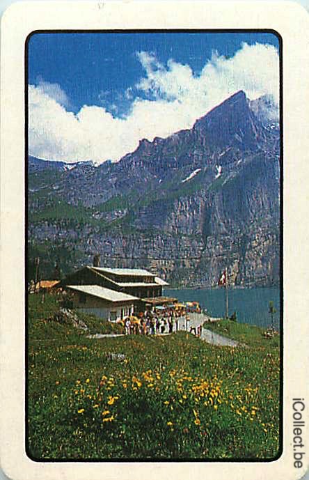 Single Swap Playing Cards Landscape Mountain & Lake (PS17-15I)