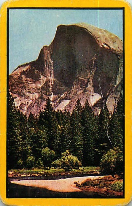 Single Playing Cards Landscape Mountain (PS16-58I)