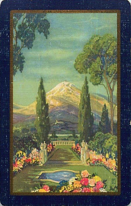 Single Playing Cards Landscape Mountain (PS16-59A)