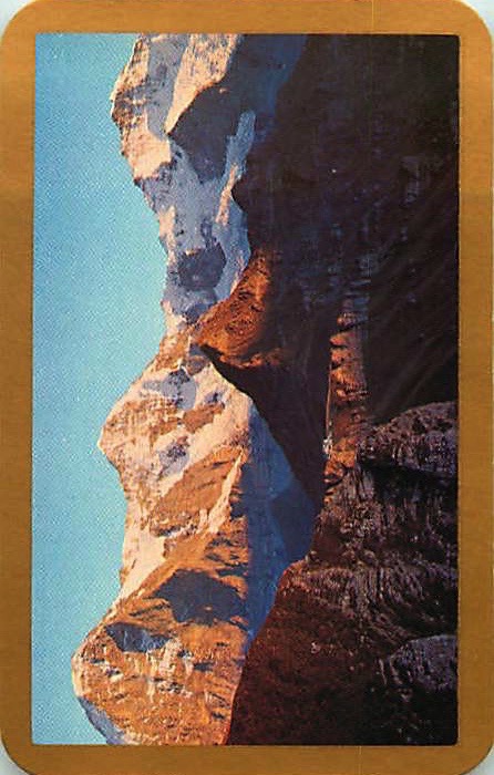 Single Playing Cards Landscape Mountain (PS16-59C) - Click Image to Close