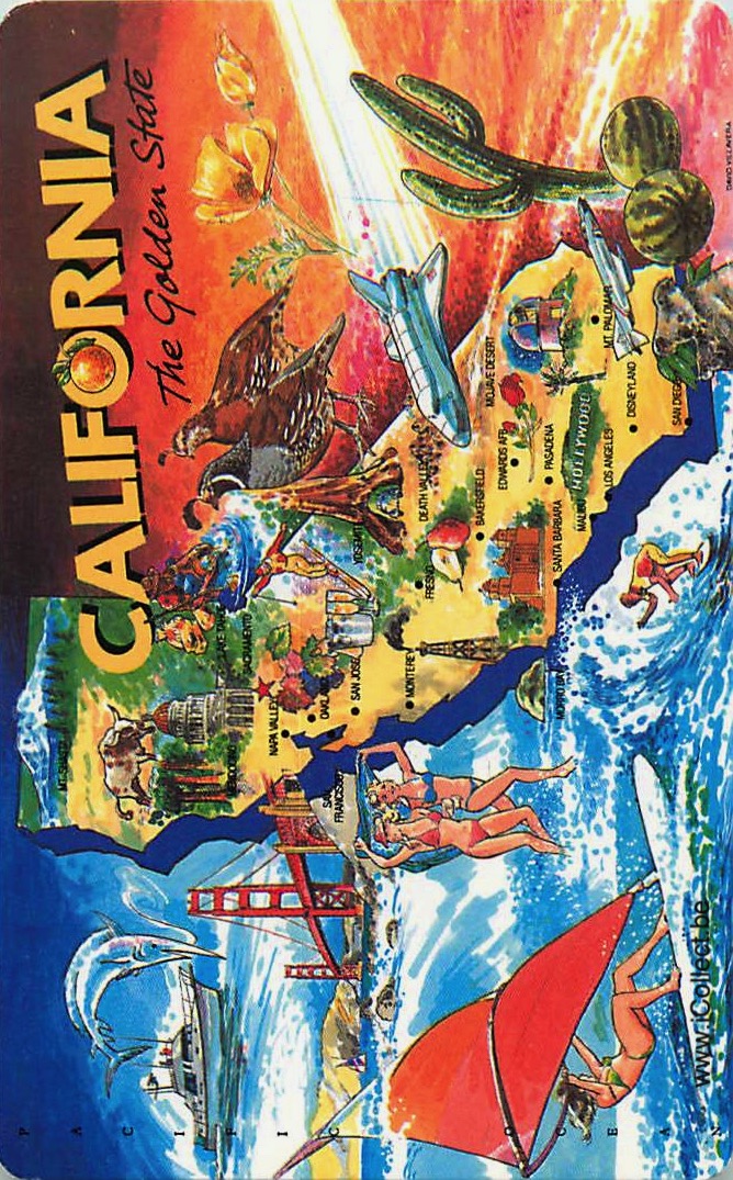 Single Swap Playing Cards Map California (PS15-01H)