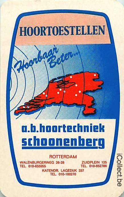 Single Playing Cards Map Netherlands (PS16-26E) - Click Image to Close