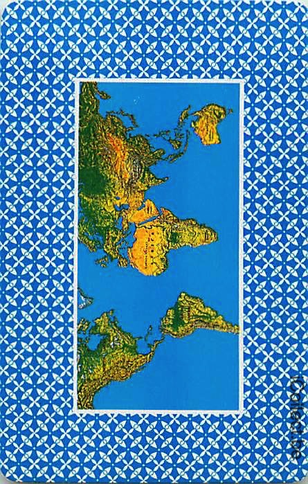 Single Swap Playing Cards Map Worldwide (PS16-32C) - Click Image to Close
