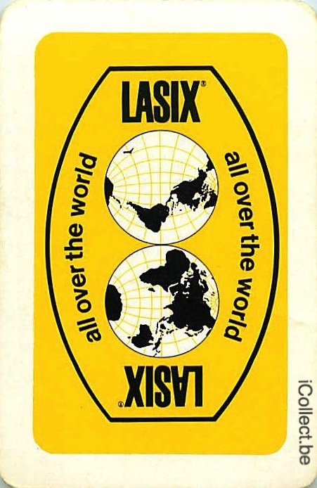 Single Playing Cards Map Worldwide Lasix (PS16-32E) - Click Image to Close