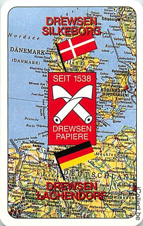 Single Swap Playing Cards Map Germany Drewsen (PS17-13E) - Click Image to Close