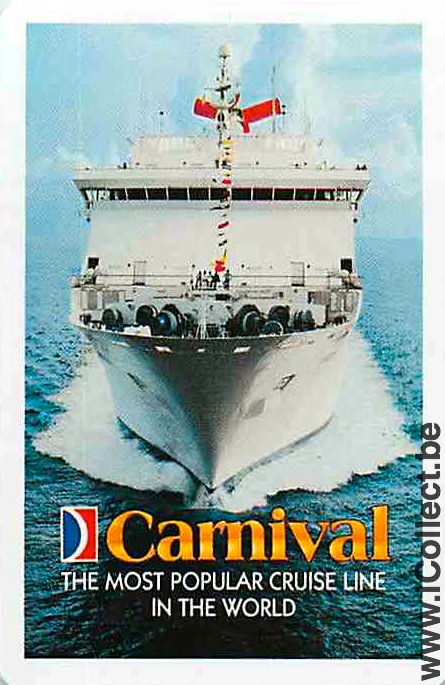 Single Swap Playing Cards Marine Carnival Cruises (PS09-05G)