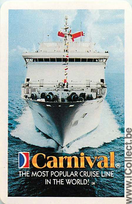 Single Swap Playing Cards Marine Carnival Cruises (PS05-50C)