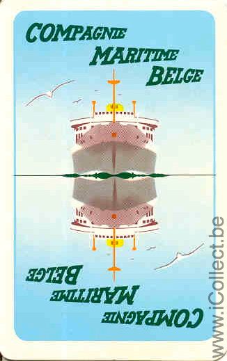 Single Swap Playing Cards Compagnie Maritime Belge (PS05-10C)