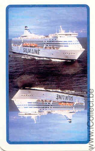 Single Swap Playing Cards Marine Silja Line (PS05-13D)
